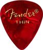Fender 8 Pieces Teardrop Thin Guitar Picks Assorted Colors