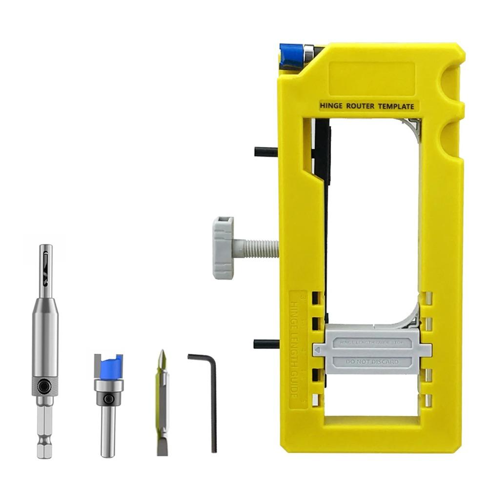 Professional Mortiser Hinge Installation Kit Door Hinge Router Template  Lock Handle Installation