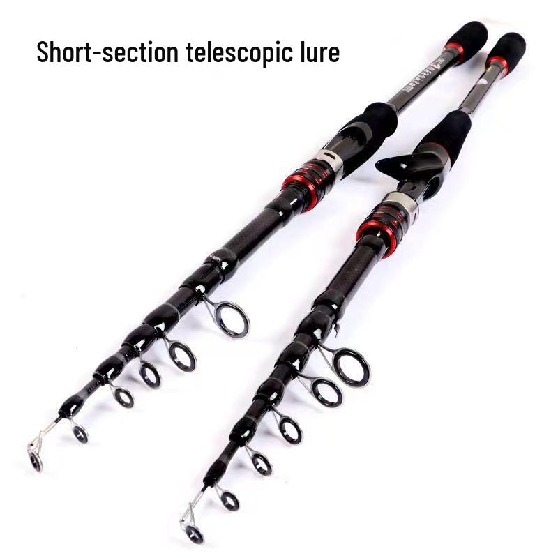 Telescopic Carbon Sea Fishing Rod: Portable & Lightweight, Multi-purpose Lure Rod