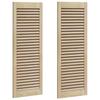 Cabinet Door 2 Pcs Natural 110 X 2.1 X 39.5 Cm Solid Pine Wood
