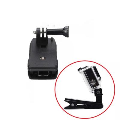 360° Rotating Backpack Clip Mount-Universal Quick-Release Clamp for 8-13 & Insta 360X3/X4/SJCAM, Anti-Slip Camera Accessory