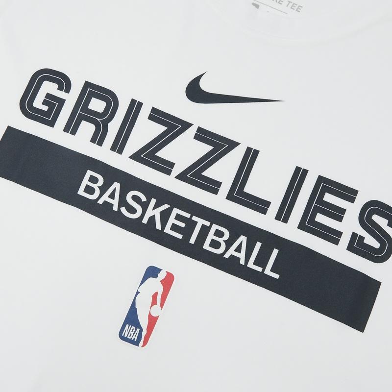 Nike X NBA DRI-FIT Memphis Grizzlies Trainingsjerseys 'Weiß' Herren FN5207-100