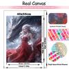 Pictură cu diamant de femei și dragoni 5DDiy, rotund complet, pătrat, mozaic, cruce, brodat, pictură cu animale, decorație de perete