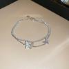 Electroplated Zircon Sun Love Bracelet Niche Sweet Versatile Bracelet Temperament Light Luxury High-end Jewelry Women