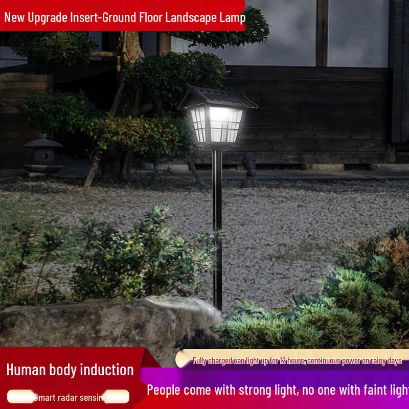 Retro LED Solar Garden & Street Light: Waterproof Landscape & Lawn Lighting 809 Landscape Light