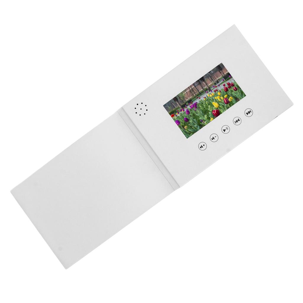 Video Greeting Card Video Brochure Electronic Greeting Card with LCD Screen for Birthday Gift Father S Day Mother S Day