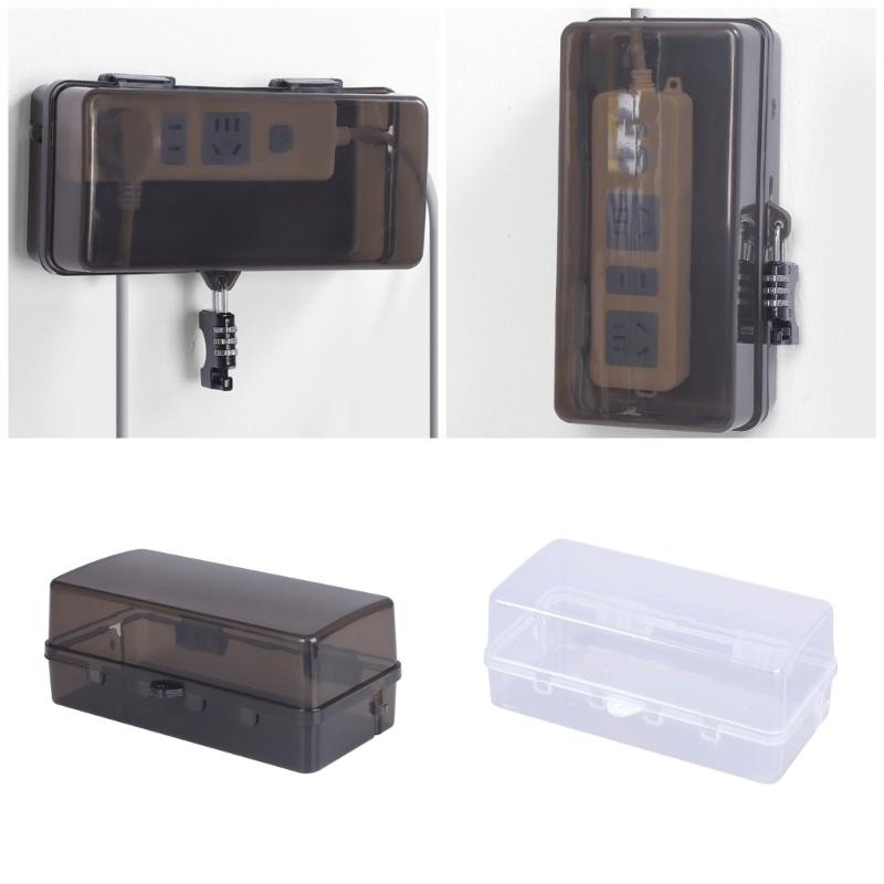 Socket Protective Cover Outdoor Electrical Box Electric Outlet Protector Waterproof Cable Management Box Easy To Install