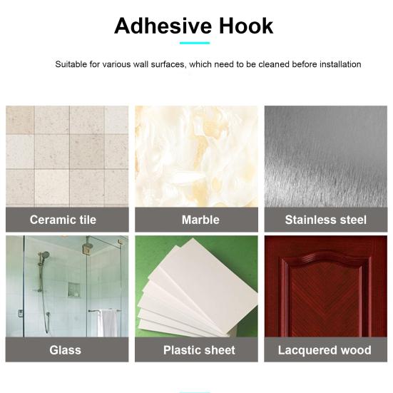 Adhesive Frame Titler Hooks Drill-free Installation Wall Hook Photo Frame Hanger Works on Walls Tiles Glass for Paintings Posters Photos