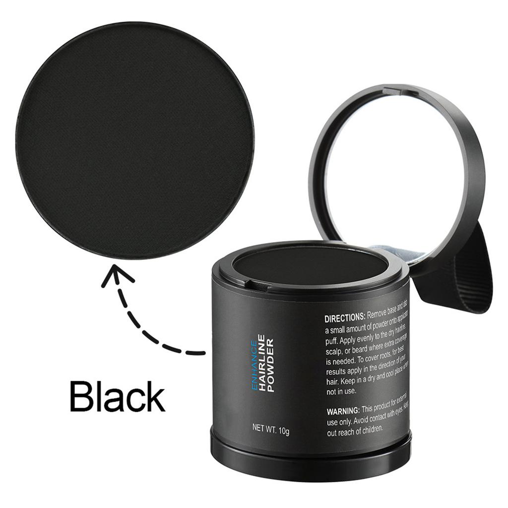 Pudră pentru Retușarea Liniei Părului și Rădăcinilor - 1 BUC Culoare Păr pentru Acoperirea Firelor Cenușii și Ascunderea Zonei Chele, Potrivită pentru Femei și Bărbați