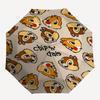 Chip 'n' Dale Themed Automatic Opening and Closing Umbrella, Brightly Colored 8-rib Portable Umbrella, Suitable for Men and Women, A Perfect Gift for