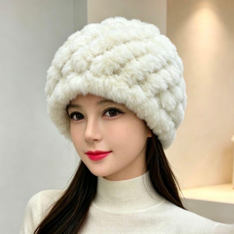 Autumn/winter Thickened Faux Fur Women's Hat - Cold Weather Protection