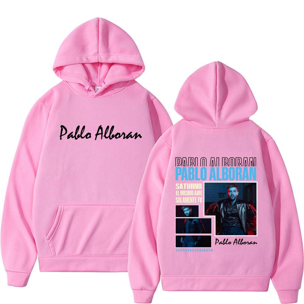 Pablo Alborán Global Tour Cover Hoodies Men's Clothing Comfort Trending Tops Pullovers High Street Hip Hop Oversized Sweatshirts