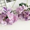 Real Touch Artificial Hydrangea Flower 14 Inch Large Full Faux Silk Hydrangea Flower with Stem for Floral Arrangement Home Table