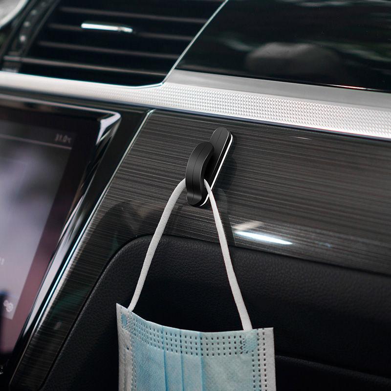 Car Hook Car Seat Back Hook Strong Sticker Car Interior Accessories Car Interior Front Row Small Hook Practical Supplies
