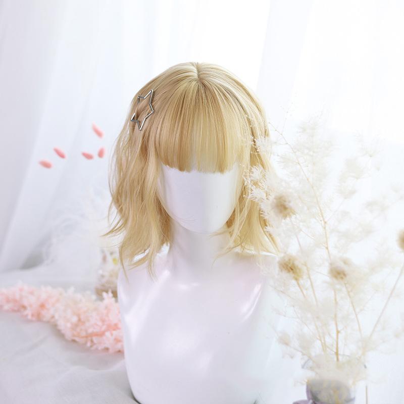 

Bybrana женские короткие волосы с челкой, парики из химического волокна, милые личности 30cm