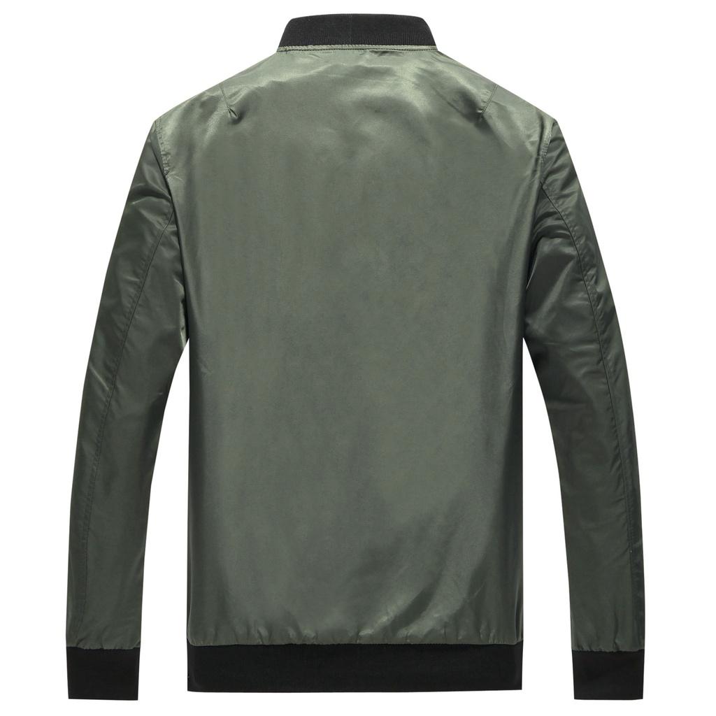 Premium Quality Mens Jacket Ma1 Army Smiling Face Reversible Bomber Jacket Coat