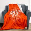 Aperol Spritz Flanelová deka Přehozová deka Měkká Teplá Pohovka Postel Kempování Domácí Dekorace Jedinečný Vánoční dárek C92620