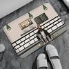 Interesting Beard Man Entry Door Floor Mat Festive Decorations Carpet Bathroom Anti-slip Mat Entrance Doormat