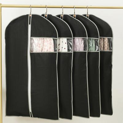 Staubdichte Kleidungsabdeckung mit transparentem Fenster, Reißverschluss, Kleidung, Staubschutz, Mantel, Anzug