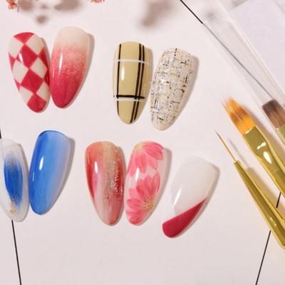Yousheng Nail Pen Brush Easy To Use Multi-function Tip Head Gel Nail Painting Brushes for Manicure