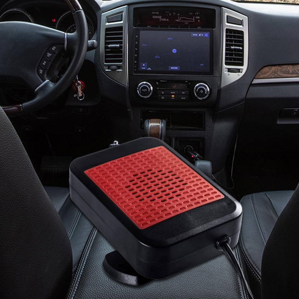 12V 200W Portable Car Heater Rapid Heating Dryer Windshield Defroster Hot Fan Warmer Air Blower Electric Window Demister