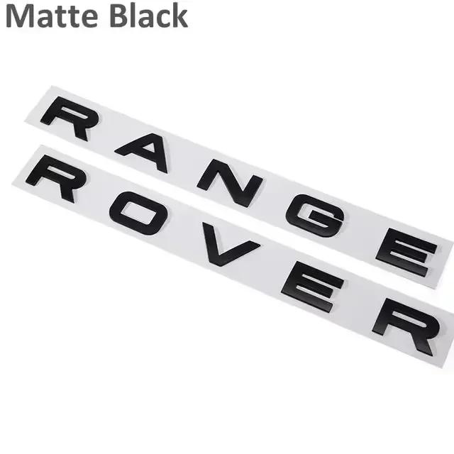 Car Front Rear Logo Emblem Stickers Steering Wheel Sticker For Land Rover Discovery 2 3 4 Range Rover Freelander SVR Velar Evoqu NG5
