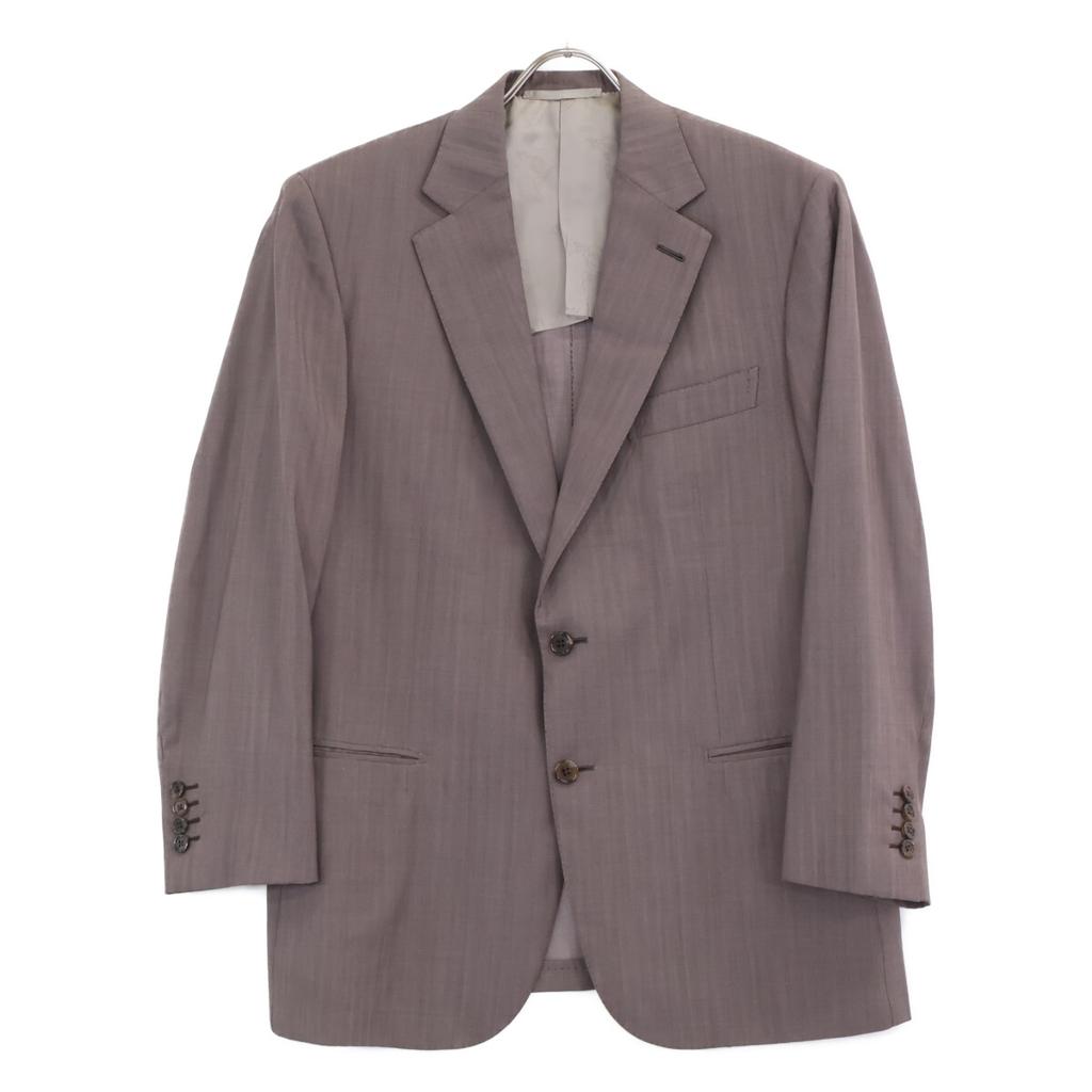 Brioni RA4G0M Brązowy Pasek SUPER 150'S Garnitur bez pleców zestaw garniturowy 50 BrązowyUżywany