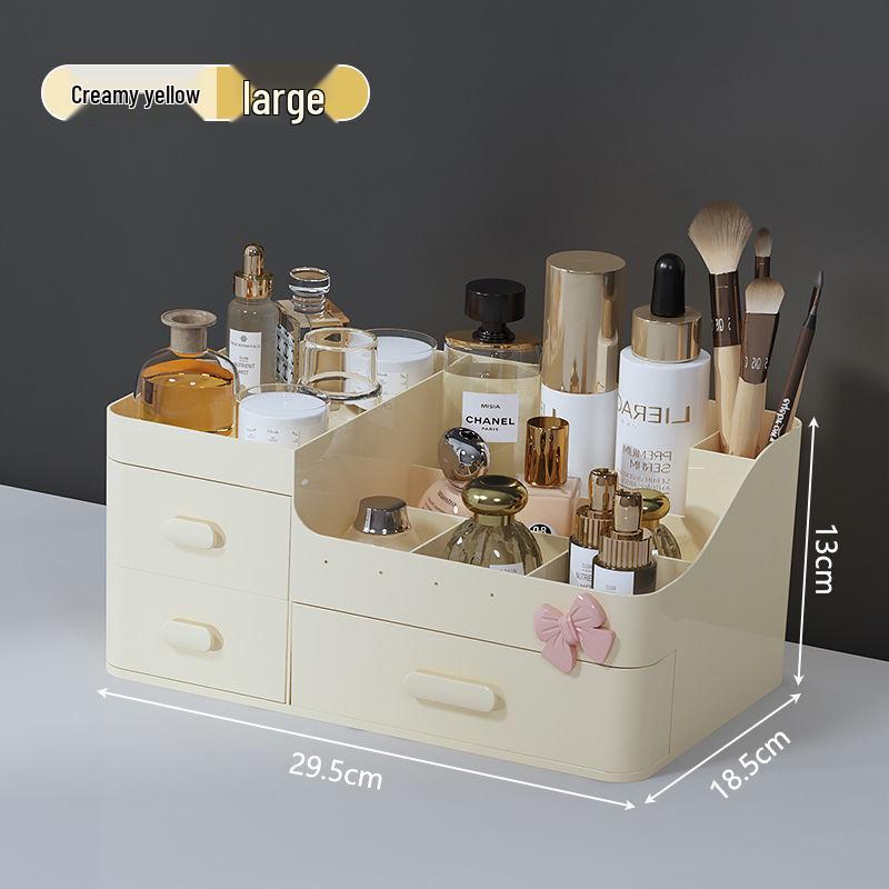 Drawer-Style Makeup & Skincare Organizer with Multi-Grid Compartments