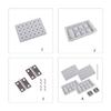 Crystal-Clear Resin Mold for Mancala Board Game Silicone Resin Molds Kit with Screw DIY Family Party Board Games Craft