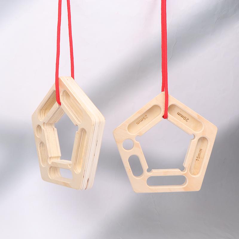 1Pair Finger Strengthen Climbing Board Pull-Ups Weight Hang Trainer Portable Tool Grip Forearm Strengthener Exercise