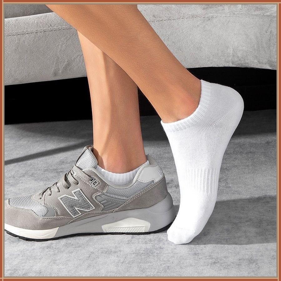 Men's Cotton Mid-Calf and Low-Cut Sport Socks: Odor-Resistant, Sweat-Absorbent, Breathable Mesh for Spring/Summer.