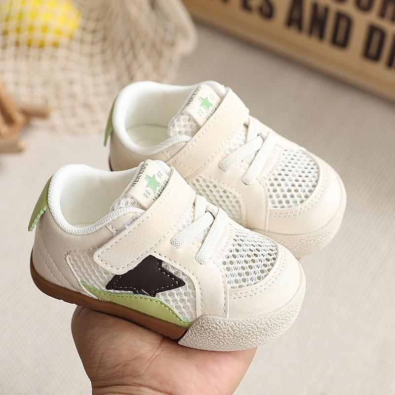 Spring/Summer Baby Girl Star Soft Sole Toddler Shoes - Fashionable & Breathable