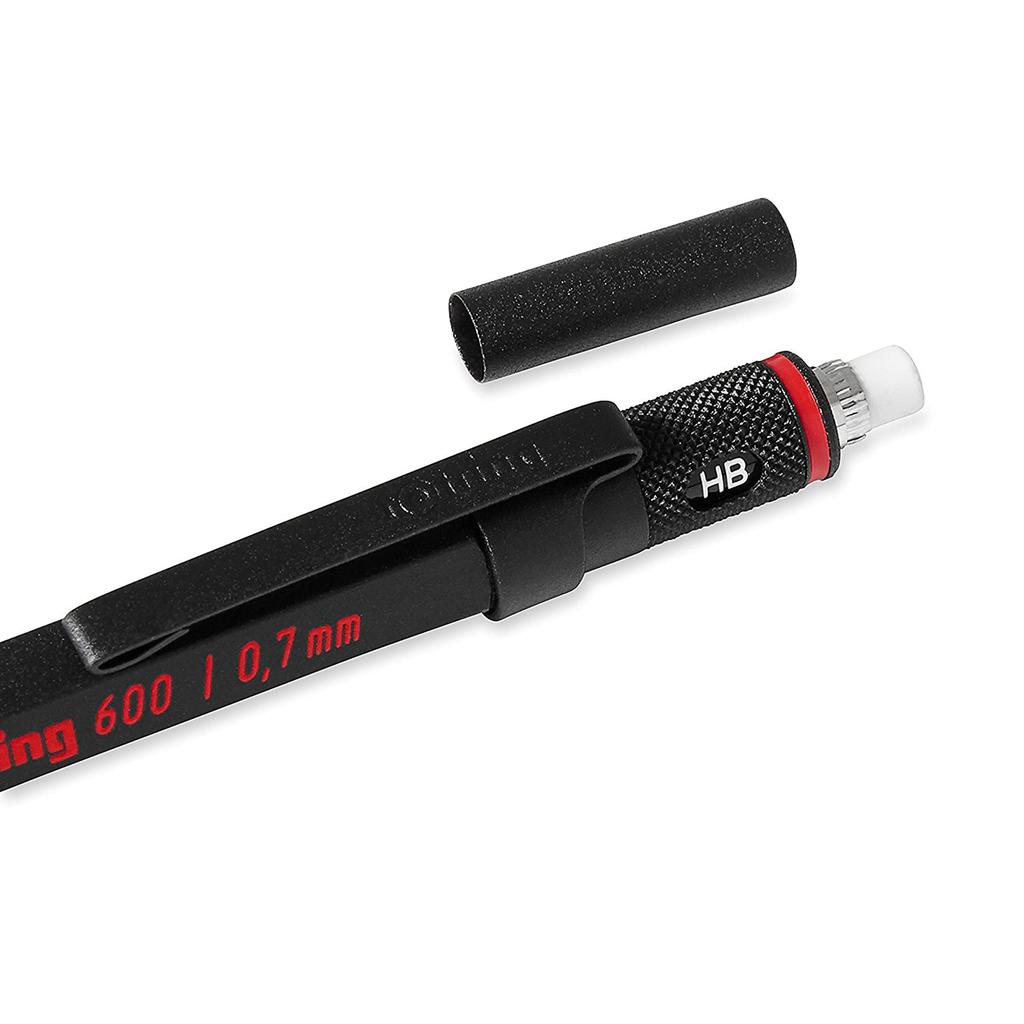 Rotring Mechanical Pencil Japanese 600, 0.7mm, Black, 1904-442 [Official Product]