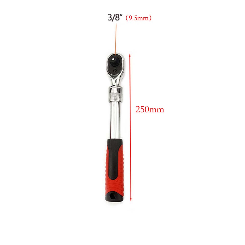 Retractable Ratchet Wrench 72-tooth Telescopic Quick Release 1/4 3/8 1/2in Drive High-selling Power Tool Accessories