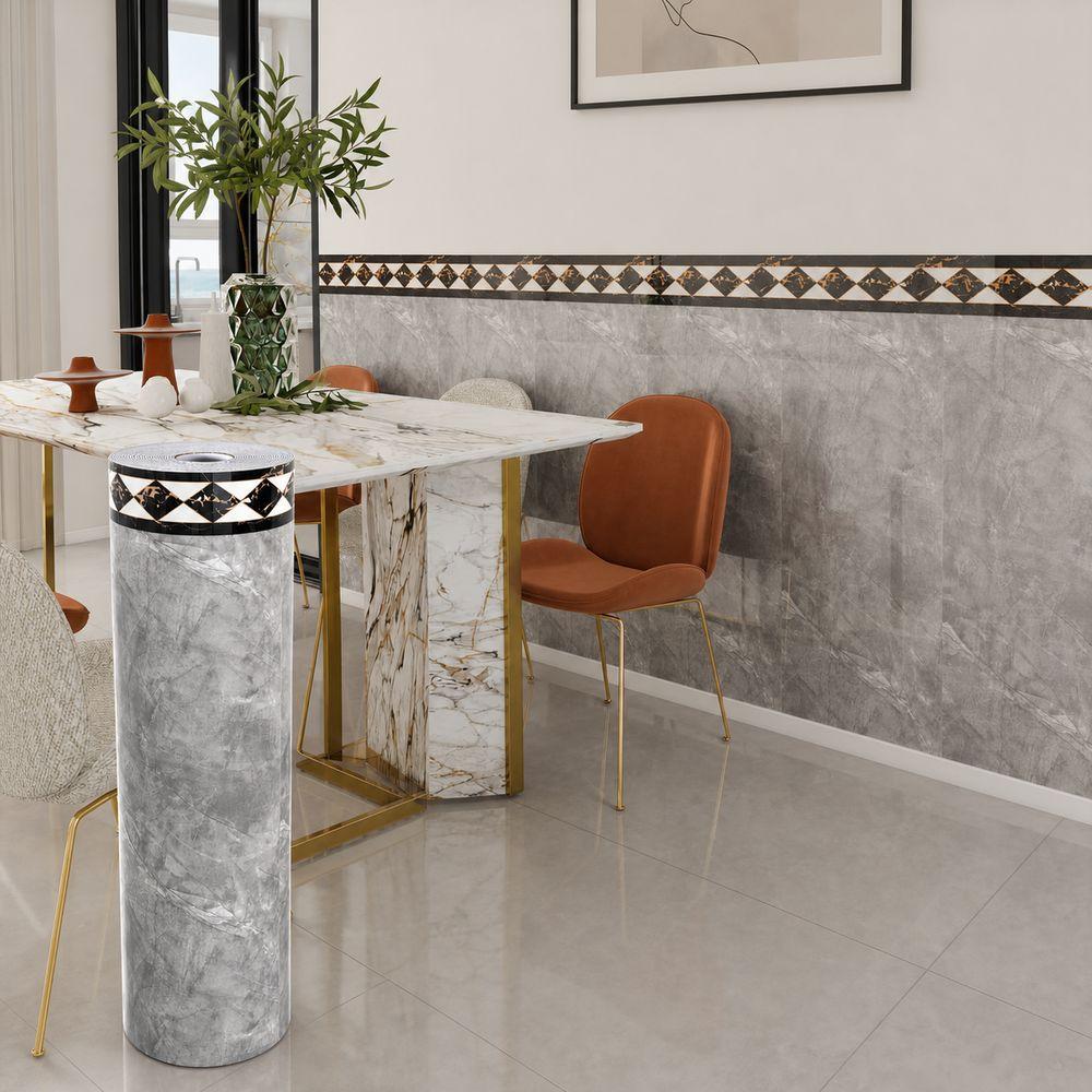 Self Adhesive Imitation Ceramic Tile Stickers Waterproof Wall Panel Sticker Home Wall Renovation