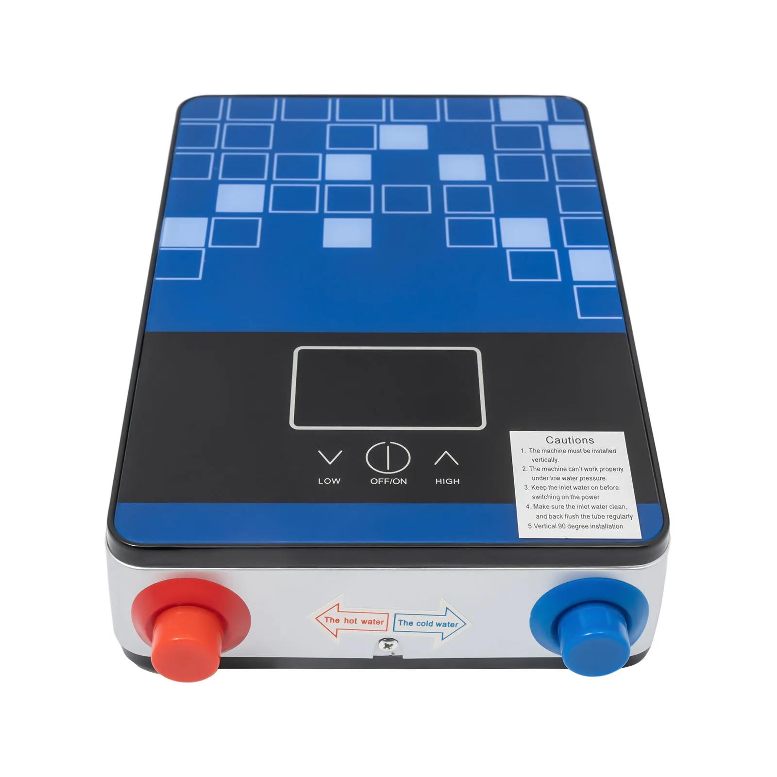 

110В 4500Вт Электрический Проточный Водонагреватель Без Бака Бойлер Душевая Лейка для Ванной Защита от Перегрева (синий) синий