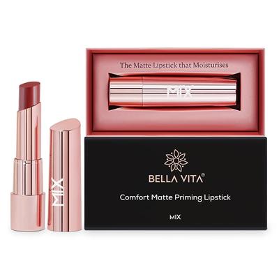 Matte Lipstick Primer: Shade Warm Red (3.5 G), Comfort Matte Priming Lipstick No Stress Warm Red,