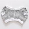 Autumn 100% Cotton  Breathable Mesh Anti-Slip Silicone Grip Baby Crawling & Sports Knee Pads
