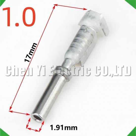 10 Pcs 1.0 mm Male or Female wire Crimp P For 110238-0446 110238-1016 Sheath Automotive Connectors Wire harness Plug