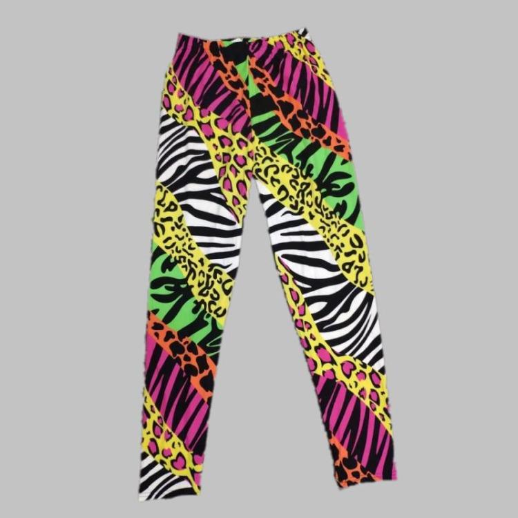 Leggings Skinny Leopardati Vita Alta Comodi ed Eleganti Vendita Calda Elasticizzati da Donna