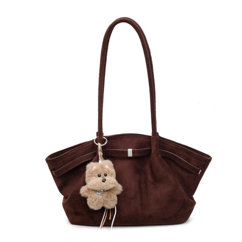 Fashion casual tote bag women's commute to work large-capacity shoulder bag 2025 autumn and winter new high-end underarm bag