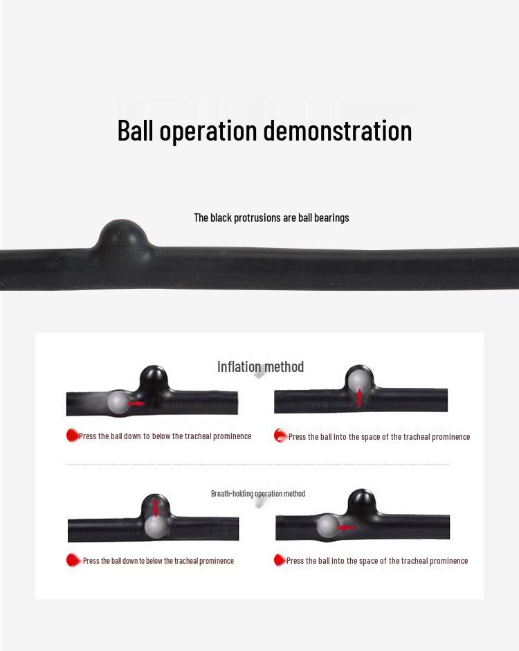 Thickened PVC Three-Tube Steel Ring Inflatable Cervical Traction Device