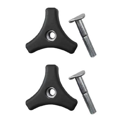 Triangular Knob Fastener Plastic Screw Nut For Outdoor Tool Weather Resistant Lawn Mower Repair Parts