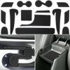 Center Console Liner for Hyundai Kona Accessories (SEL Convenience, N-line, Limited) 2024 2025, Cup Holder Mat, Non-Slip Dust Interior,  Rubber