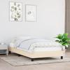 346677 vidaXL Bed Frame Cream 80 X 200 Cm Fabric