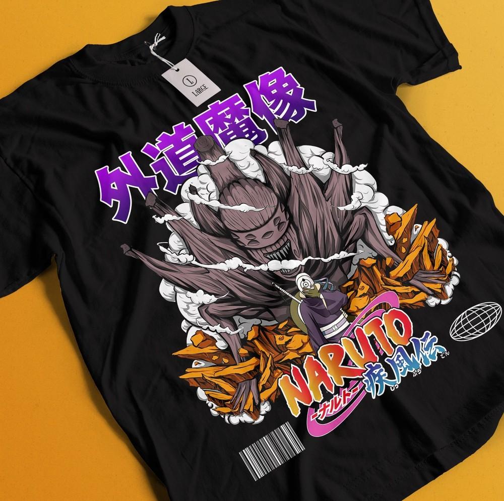 

Obito Uchiha Tshirt Itachi T-Shirt Minato Shirt Madara Kakashi Rin Naruto Tee L