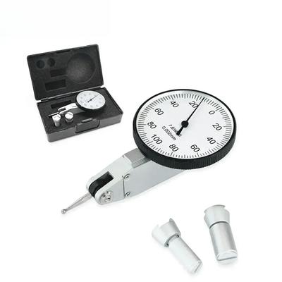 0-0.2mm Lever Dial Test Indicator Precision Dial Indicator Lever Dial Gauge 0.002mm Dial Test Holder Indicator