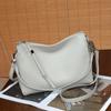 Genuine Leather Women's Bag 2025 New Style Single Shoulder Casual Small Bag Female Simple Top Layer Cowhide Leather Decoration Handbag