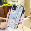 Soft Case Back Cover Phone Case For TCL 305i Shockproof Durable Ring Wrist Strap Phone Holder Anti-knock Oil Painting