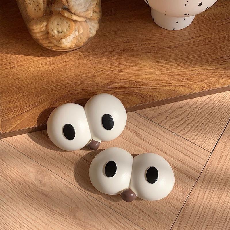 2 Pcs DIY Shoe Buckles Slipper Accessories Cute Big Eyed Hole Shoe Charms Cartoon Funny Fun Shoes Decoration Fashion Accessories
